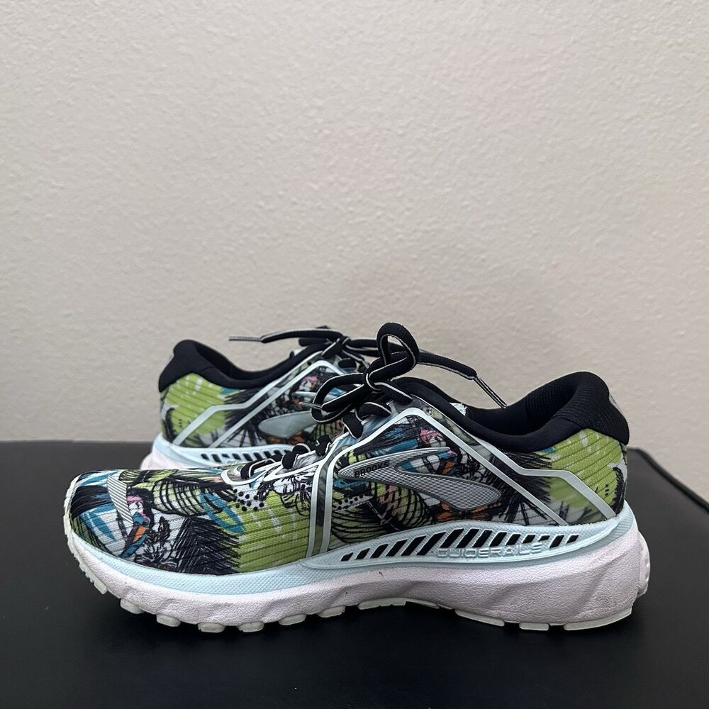 Brooks Adrenaline Running Shoes Womens 8 Medium B Floral Cushion Neutral - Picture 9 of 13